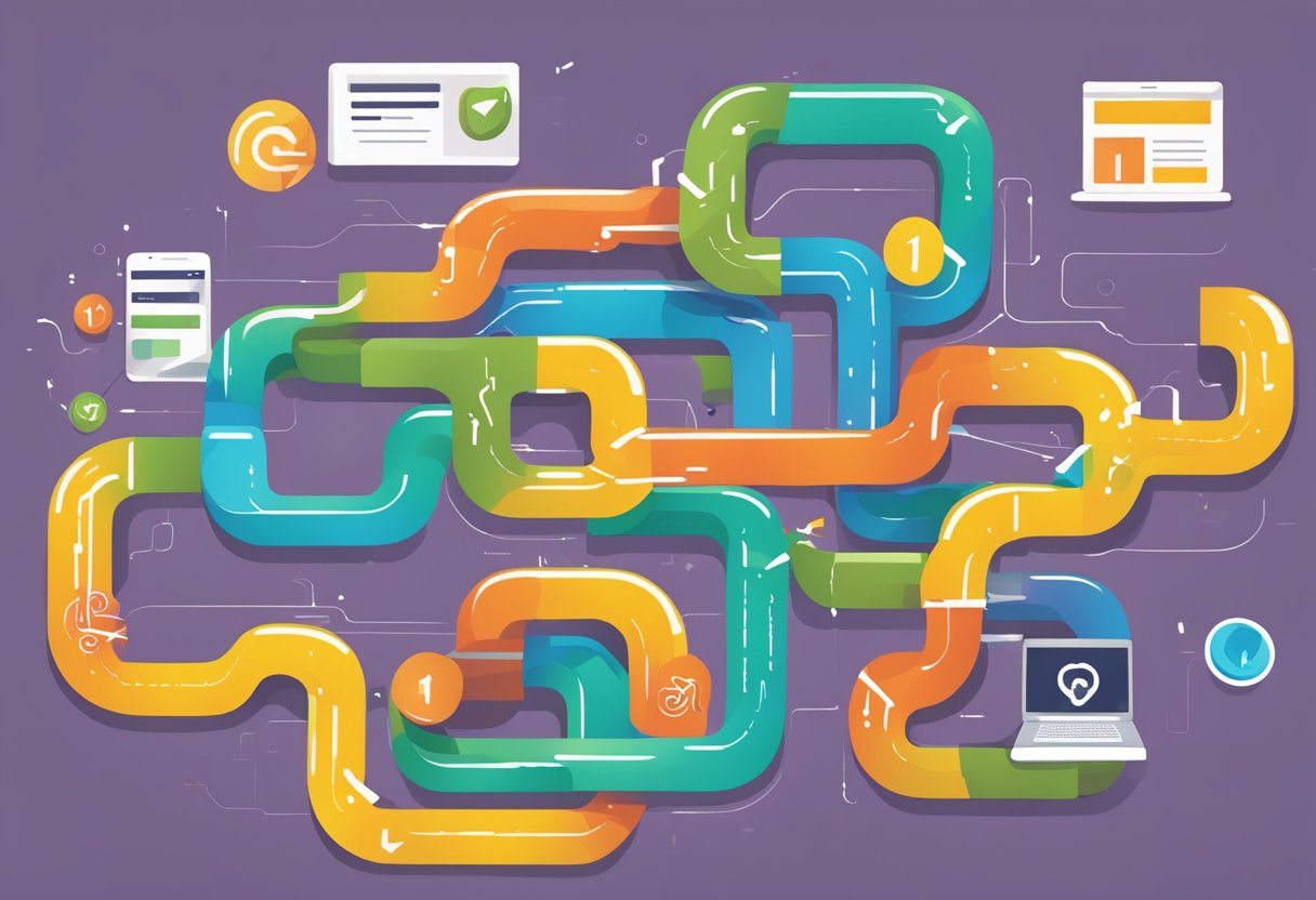 A website with multiple broken links and a confusing maze of redirects